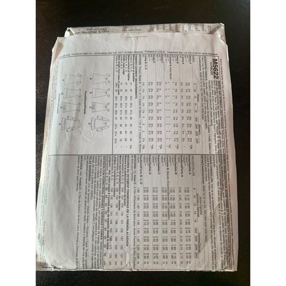 McCall's Misses Dress Sewing Pattern Sz 8 - 16 M5622 - Uncut - Picture 5 of 10